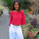 The Gaucho jorts - White