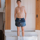 Braai Boxers - Dark Blue patchwork