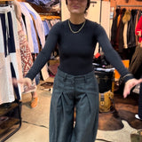 The Gaucho pants - Blue Tweed