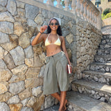 The Gaucho culottes - Olive