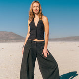 The Gaucho pants - Charcoal