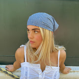 Silk Scarf - Santorini Maze