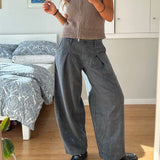 The Gaucho pants - Blue Tweed