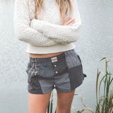 Siesta boxers - Grey patchwork