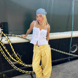 The Gaucho pants - Butter Yellow