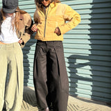 The Gaucho pants - Black Denim