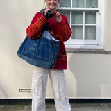 DOUBLE DENIM TOTE