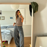 The Gaucho pants - Blue Tweed