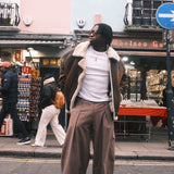 The Gaucho pants - Red / Brown Tweed