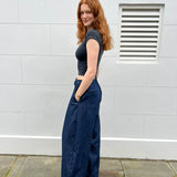 The Gaucho Pants LONG - Denim indigo
