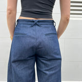 The Gaucho Pants LONG - Denim indigo