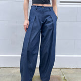 The Gaucho Pants LONG - Denim indigo