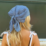 Silk Scarf - Santorini Maze
