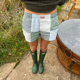 Siesta boxers - Green patchwork