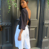 The Gaucho jorts - White