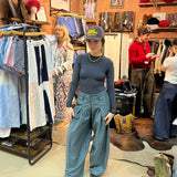 The Gaucho pants - Blue Tweed