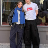 The Gaucho pants - Black Denim
