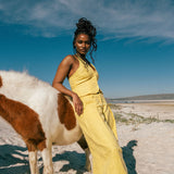The Gaucho pants - Butter Yellow