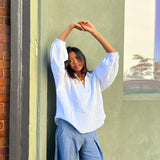 The Gaucho jorts - Storm Blue