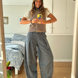 The Gaucho pants - Blue Tweed