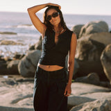 The Anya top - Denim