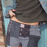 Siesta boxers - Grey patchwork