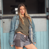 Siesta boxers - Grey patchwork