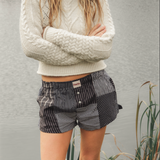 Siesta boxers - Grey patchwork